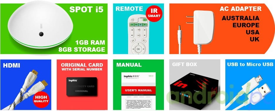 Inphic i5 S805 Amlogic AndroidTV