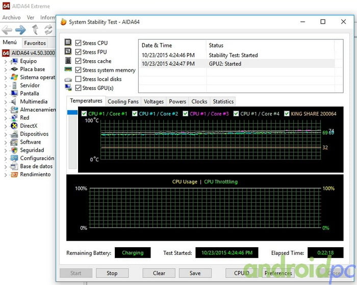 Voyo V2 miniPC temps