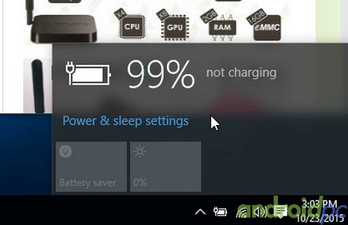 Voyo V2 win10 Bateria