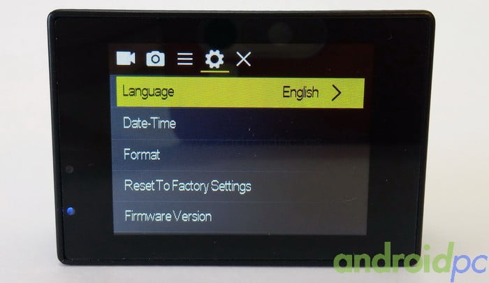 ELE CAM Explorer Pantalla