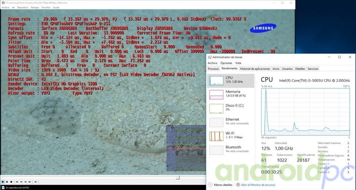 partake i3-5005u ultrabook fanless bench video2