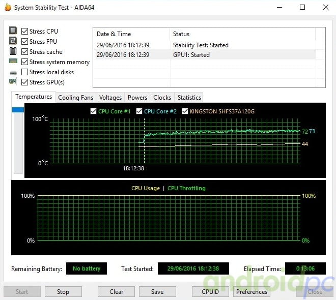 Hystou FMP03 test temp