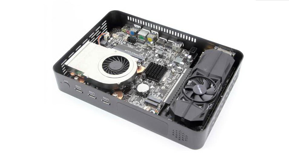Kingdel F900 miniPC con una Nvidia GTX 1050TI y CPU Intel de 9ª Generación