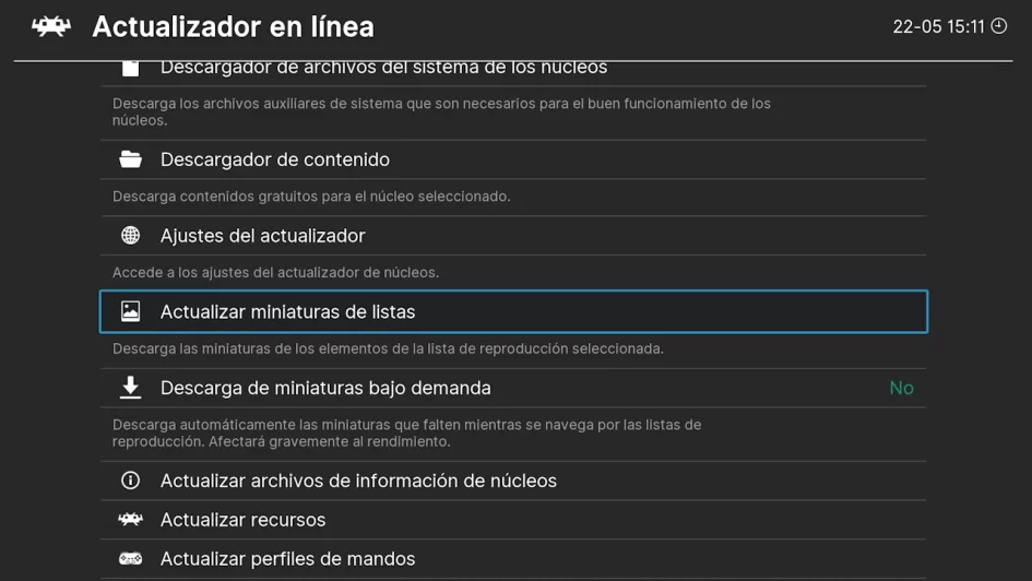 retroarch importar contenido juegos caratulas retroarch importar contenido juegos caratulas