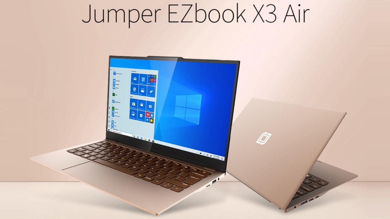 Jumper EZbook X3 Air un nuevo ultrabook con Intel Celeron N4100 y 8 GB