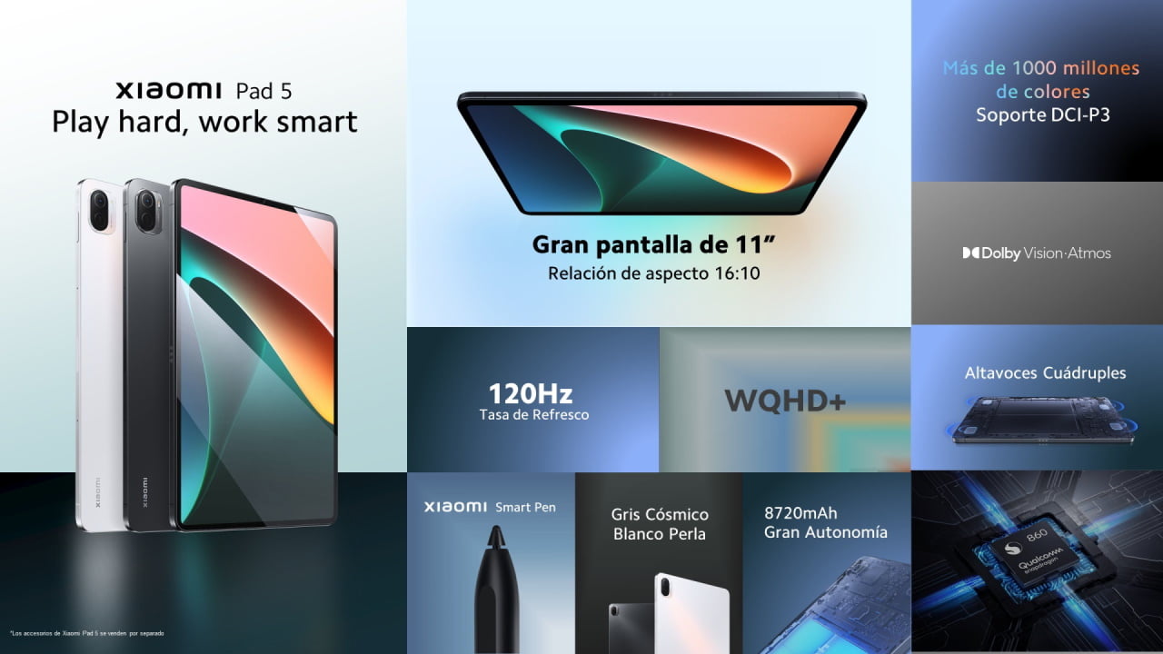 Xiaomi Pad 5 especificaciones