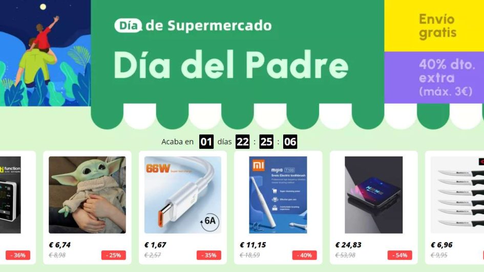 Aliexpress dia padre