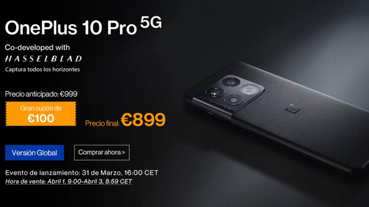 OnePlus 10 Pro 5G oferta