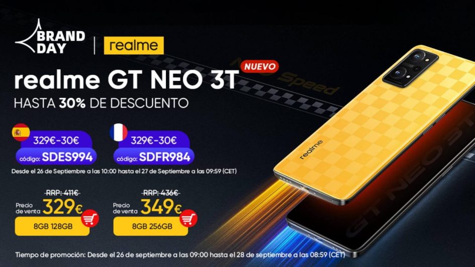 Realme GT NEO 3T phone