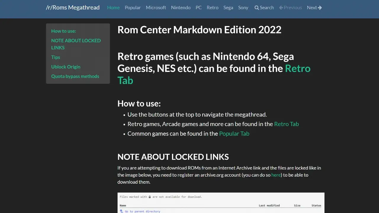 r roms