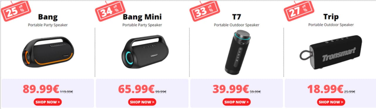 tronsmart black friday 2022 deals
