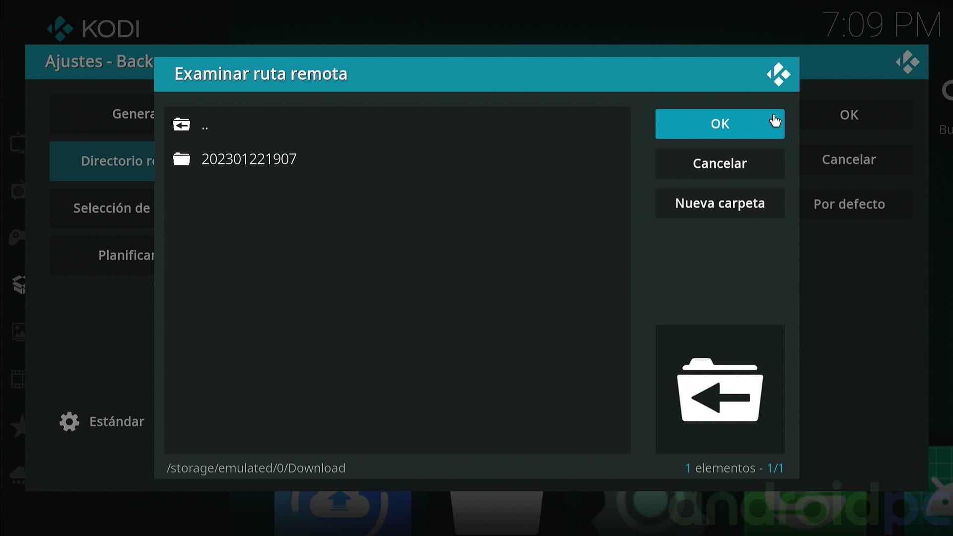 kodi backup 14