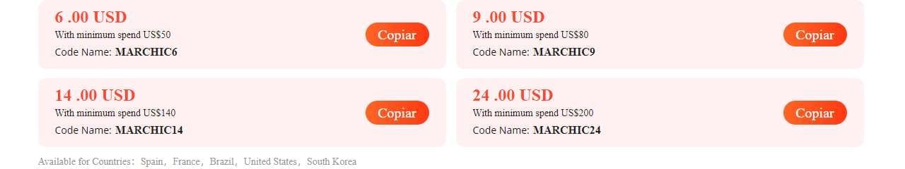cupones aliexpress marzo 2023