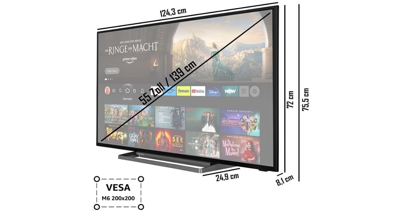 Toshiba 55UF3D63DA TV