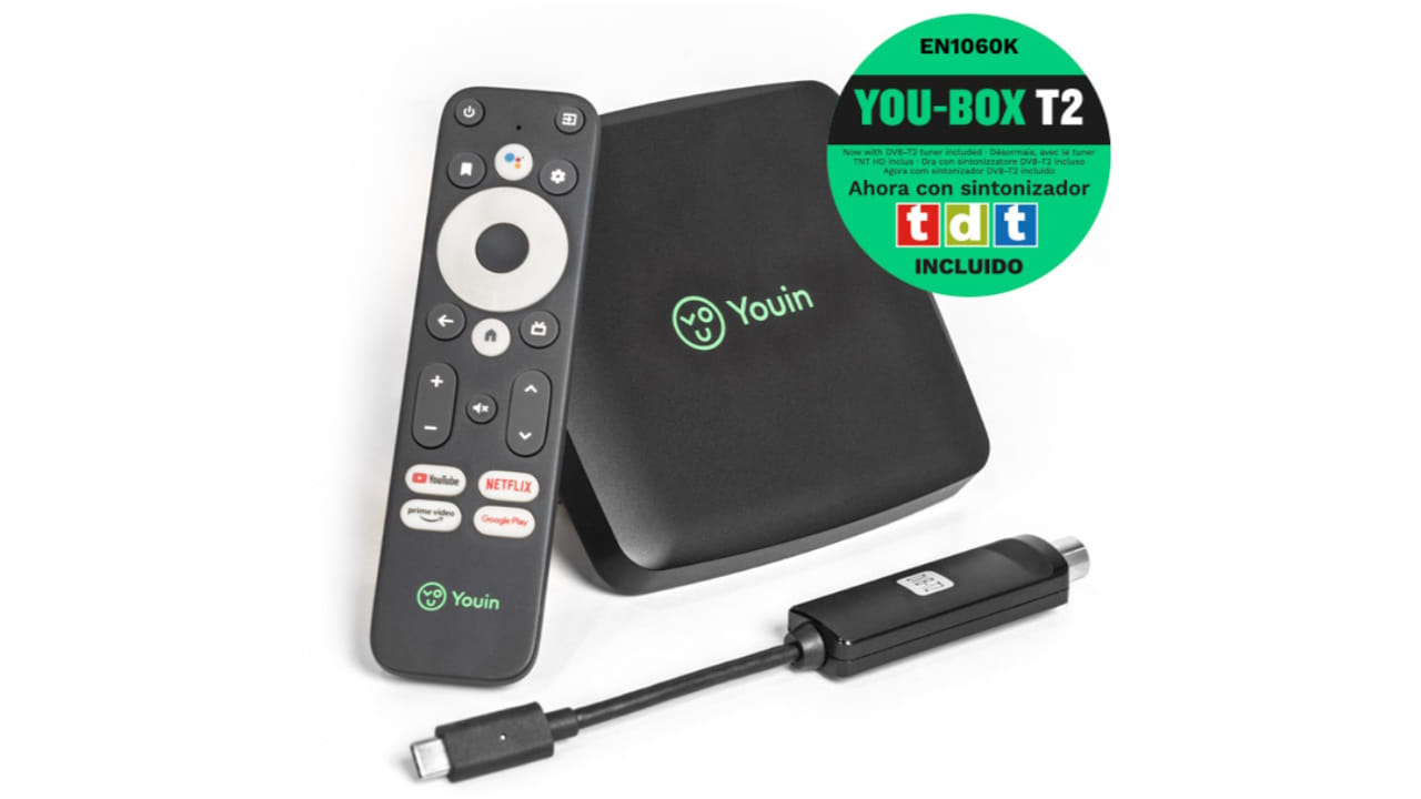 TV TDT portátil, Antena de TV, Altavoz Bluetooth, Auriculares