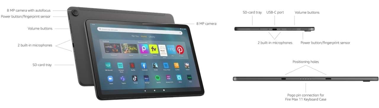 Amazon Fire Max 11 specs