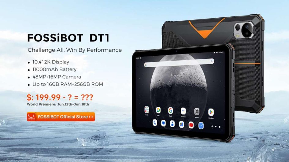 Fossibot DT1 tablet Android