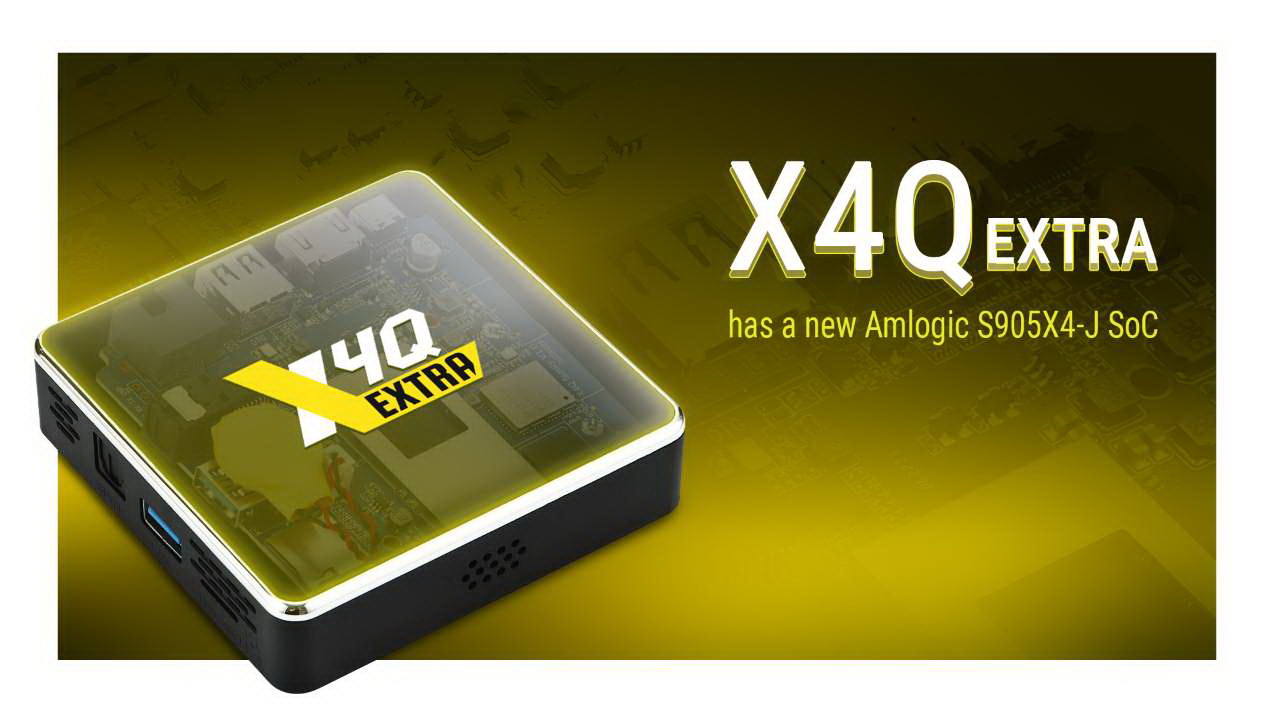 Ugoos X4Q Extra ahora con mas memoria y procesador Amlogic S905X4-J