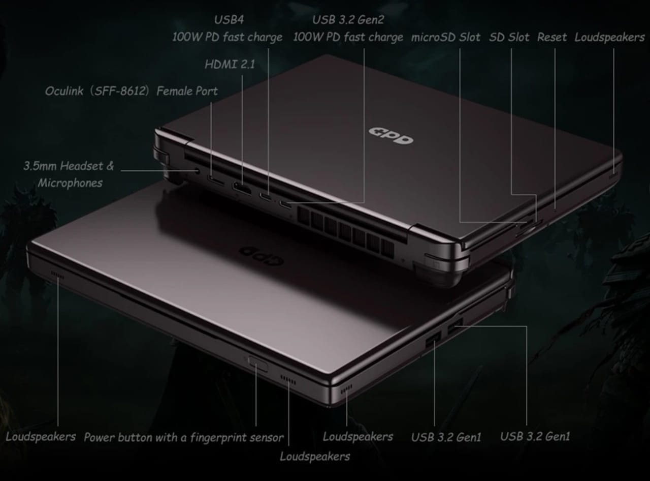 gpd win max 2 7640u mini laptop