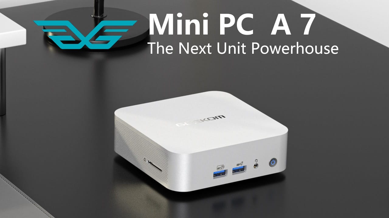GEEKOM A 7 Nuevo Mini PC Con El Potente AMD Ryzen 9 7940HS GEEKOM A 7 Nuevo Mini PC Con El Potente AMD Ryzen 9 7940HS