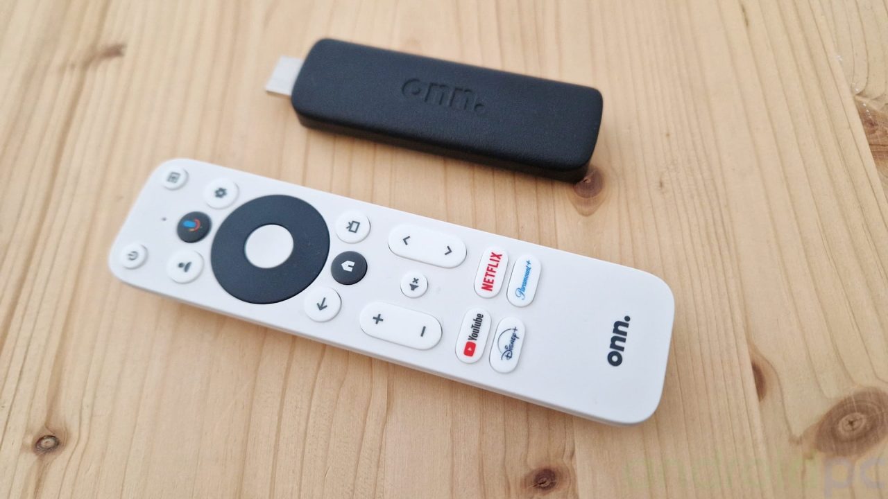 onn. Full HD Streaming Device, analisis: Google TV-Stick low cost