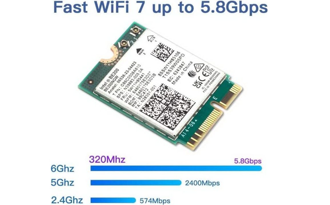 Itel Mifi Router Adaptador de red inalambrica WiFi 7 Intel BE200, cada dia más barato