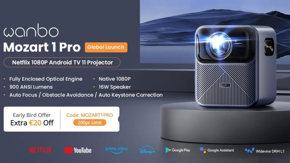 Wanbo Mozart 1 Pro proyector