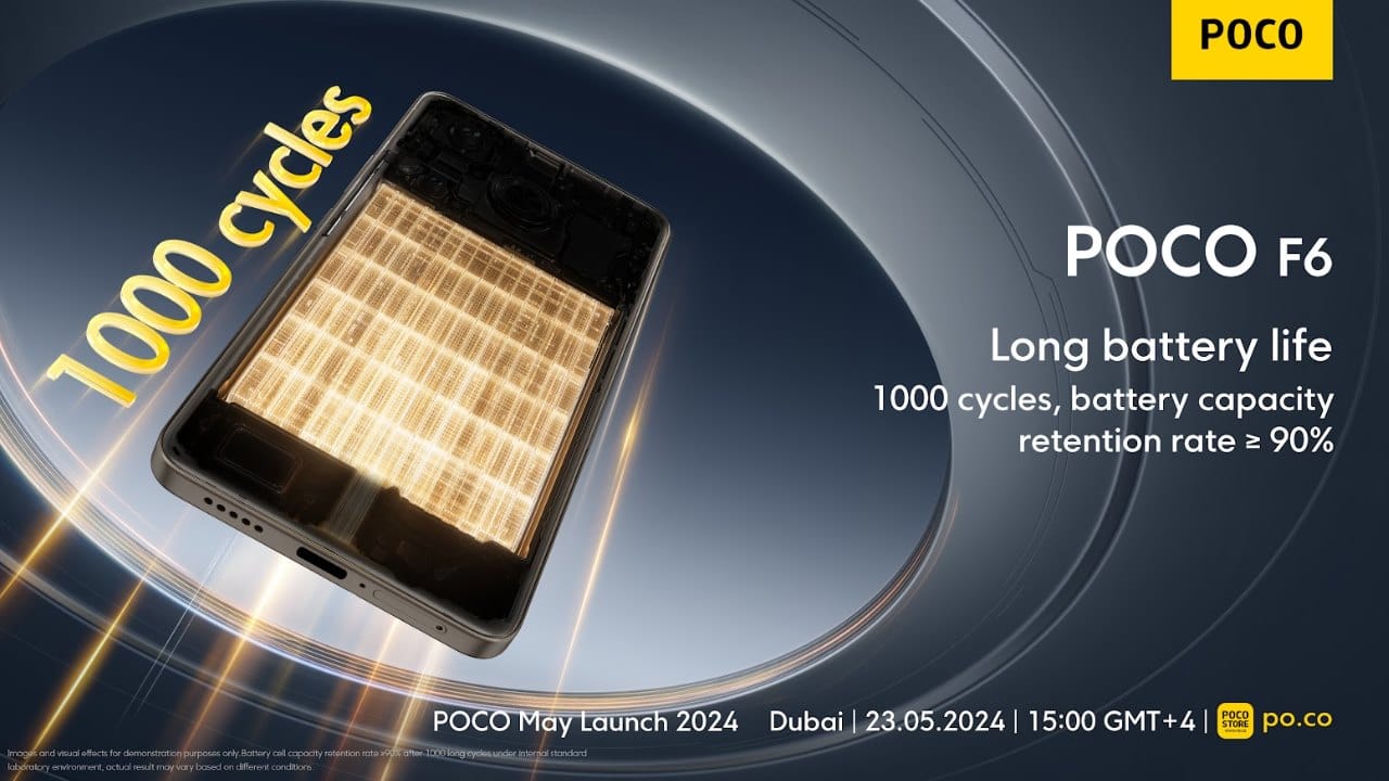 poco f6 pro bateria