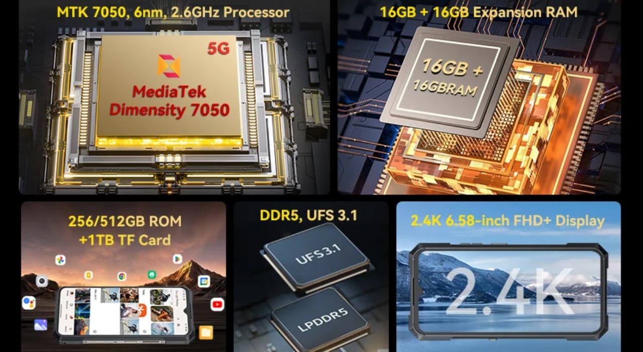 El CUBOT KingKong X SoC mediatek