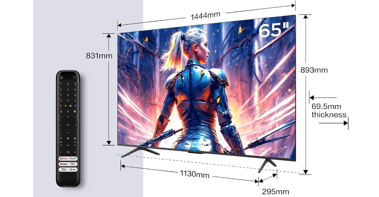 TCL 65T8B specs