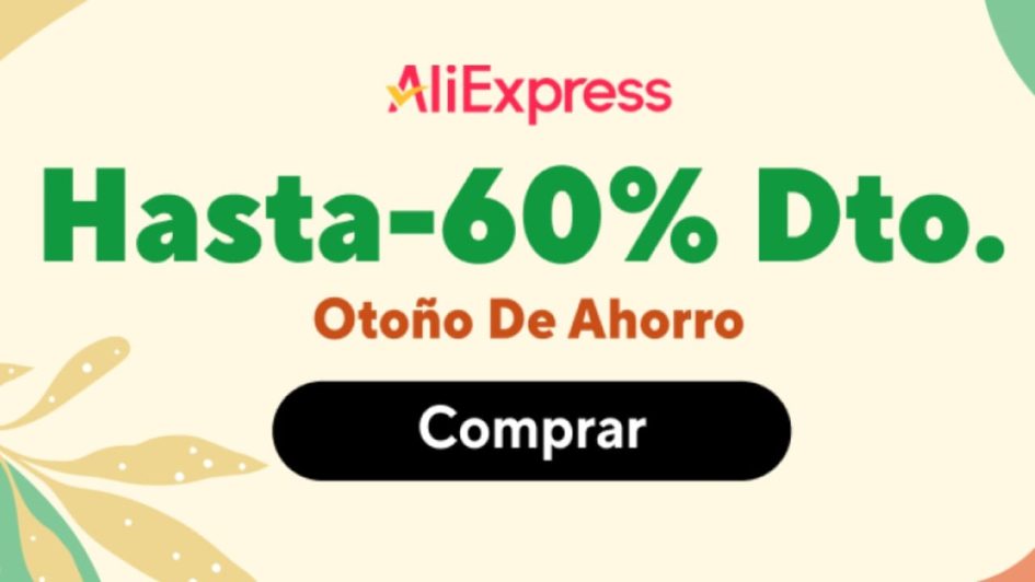otoño de ahorro aliexpress