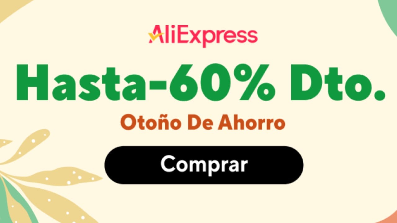 otoño de ahorro aliexpress