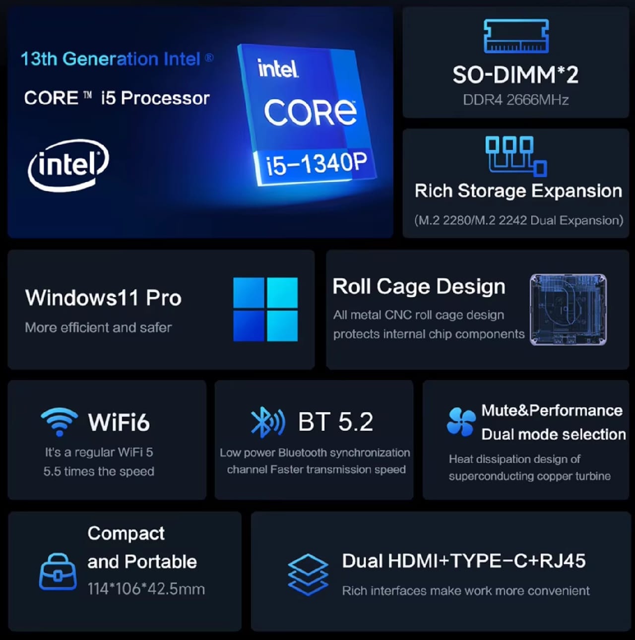 MLLSE G5 mini pc