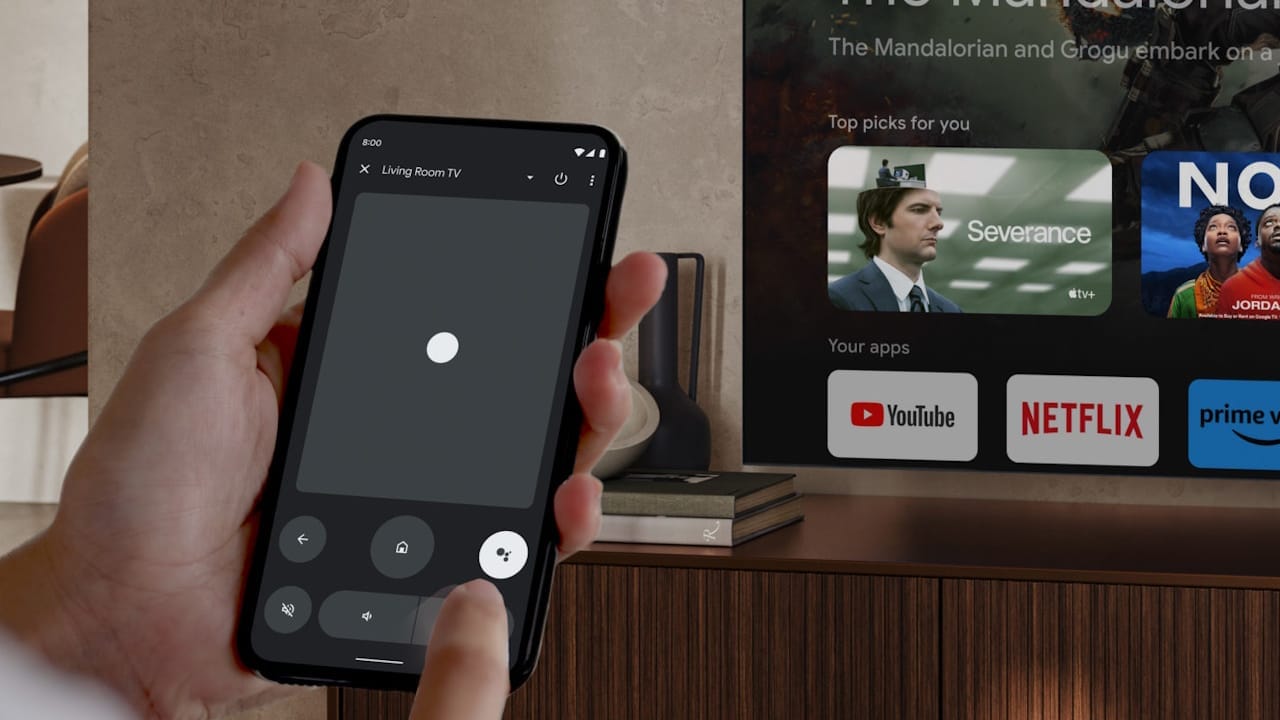google tv control remoto
