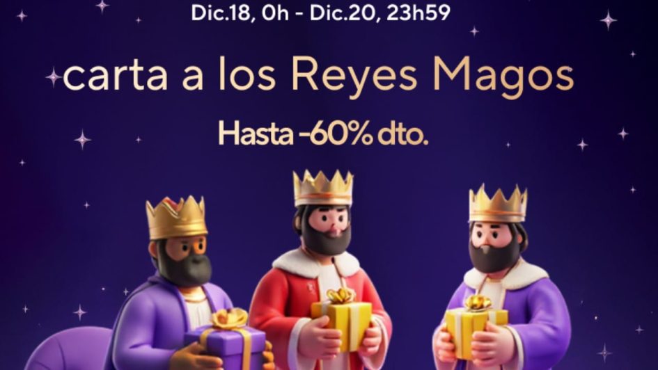 Carta reyes magos Aliexpress