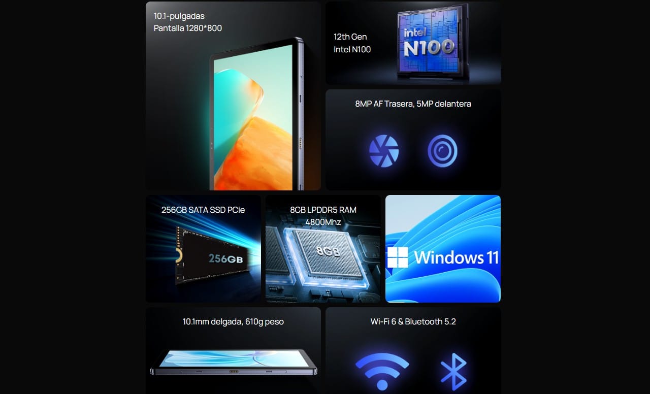 CHUWI Hi10 X1 especificaciones