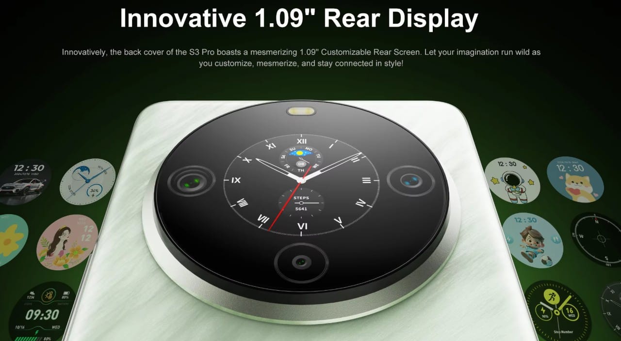 FOSSiBOT S3 PRO rear