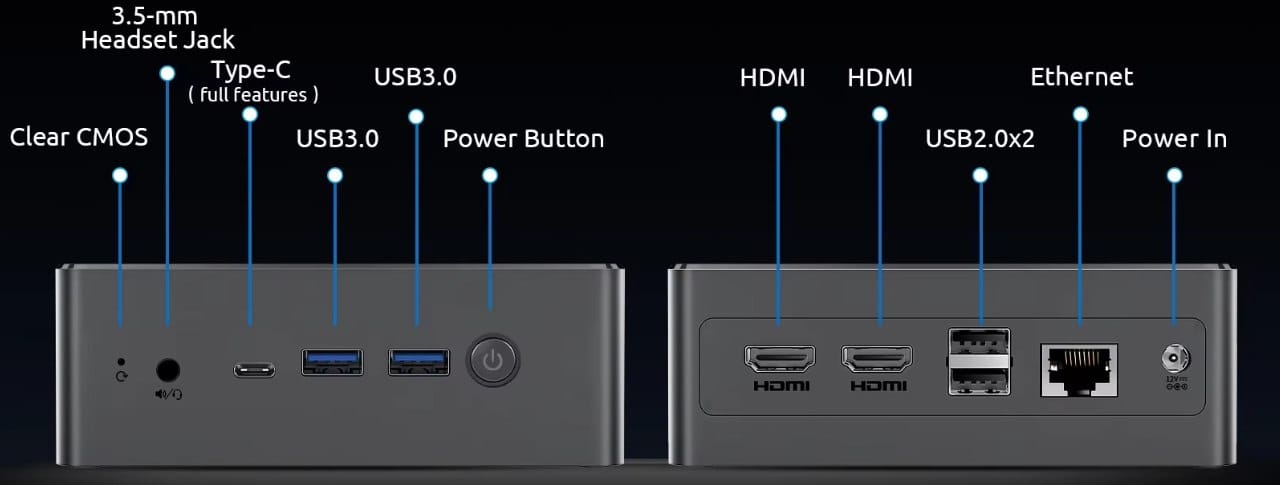 BMAX B4 Turbo specs