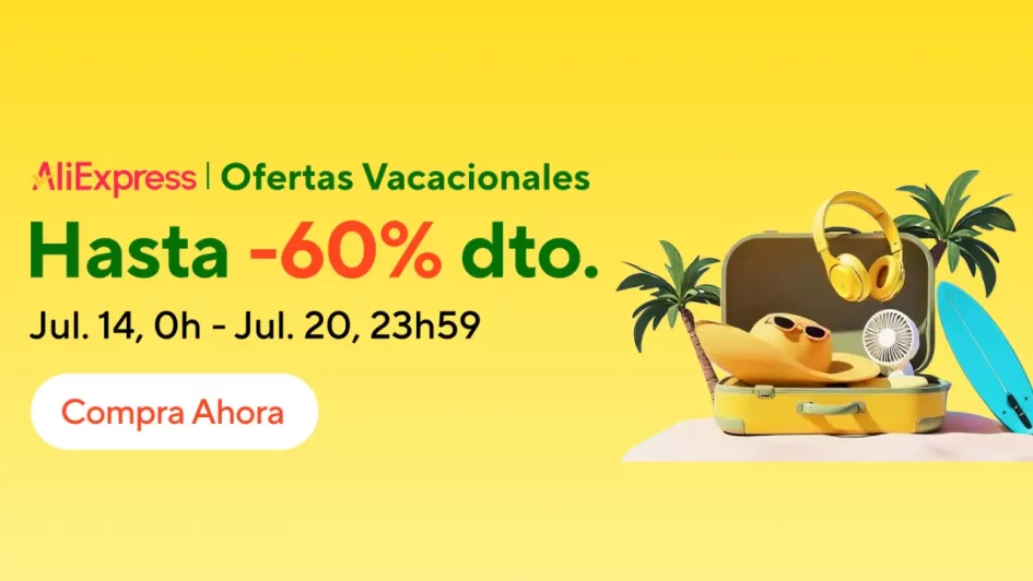 Ofertas vacacionales aliexpress