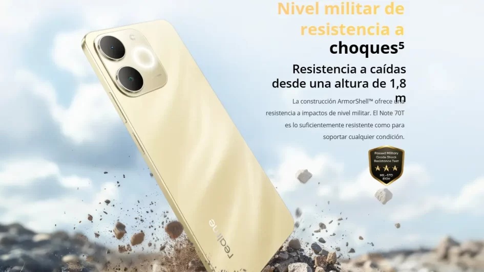 realme Note 70T smartphone