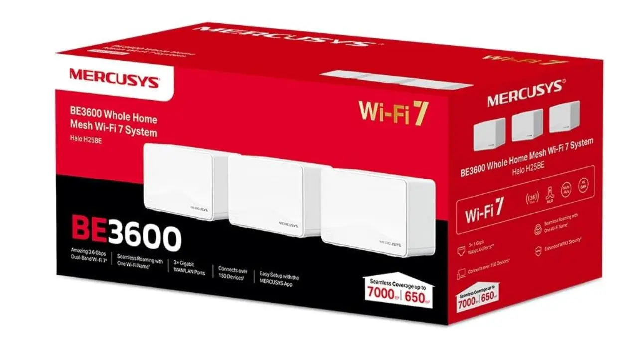 Mercusys Halo H25BE wifi 7 Mercusys Halo H25BE wifi 7
