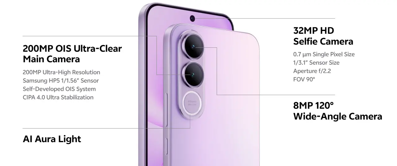 VIVO V70 FE 200MP