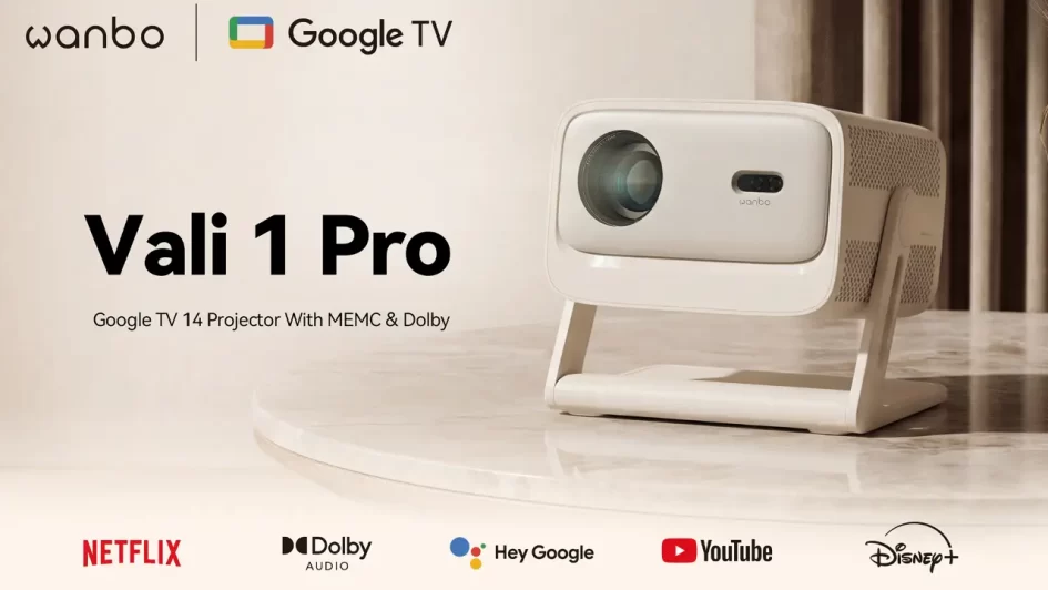 Wanbo Vali 1 Pro Gogle TV