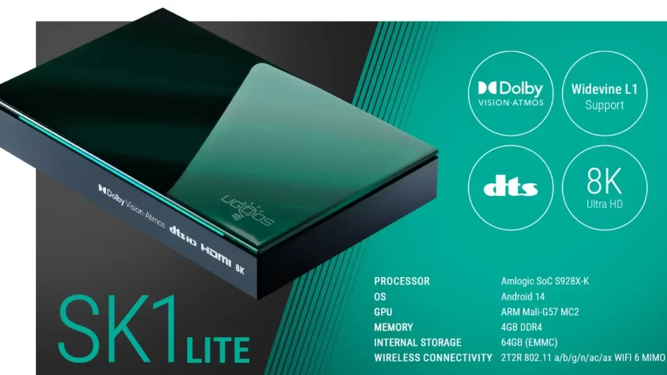Ugoos SK1 Lite Amlogic