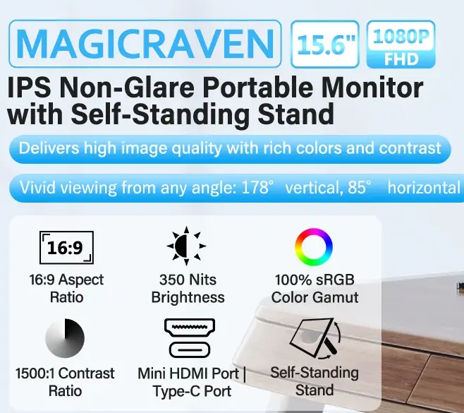 Magicraven 156 IPS Monitor