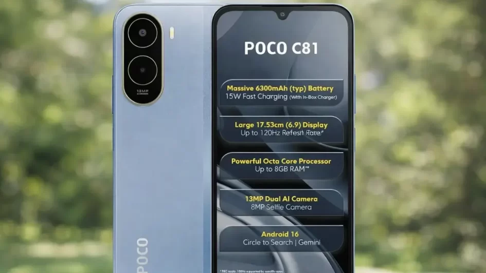 POCO C81 Specs