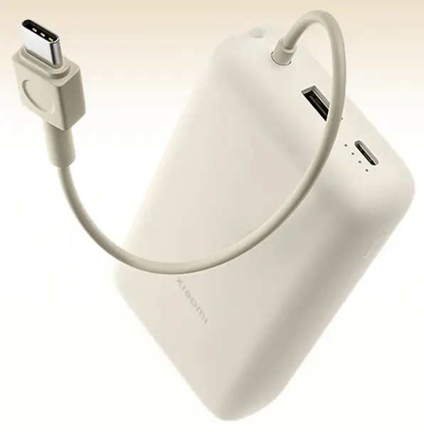 Xiaomi Power Bank 20000mAh Integrated Cable