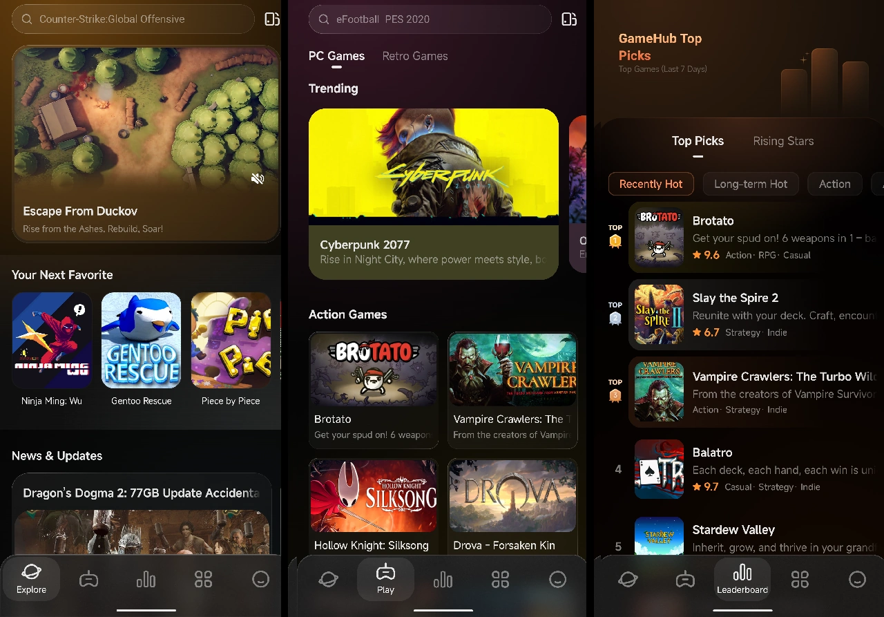 Gamehub Ui 01