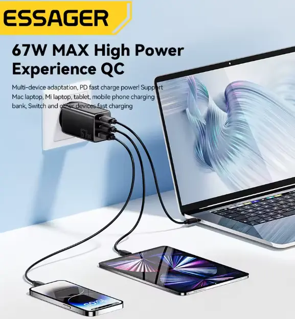 GAN Essager 67W Cargador