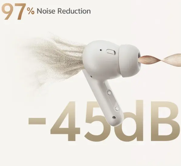 QCY Buds ANC 45db